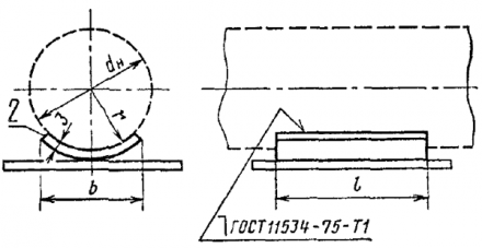 Опоры трубопроводов ОПБ1-426 1,6 кг